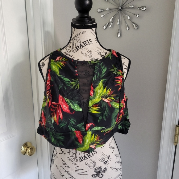 Torrid Racerback Swim Top - Picture 1 of 5